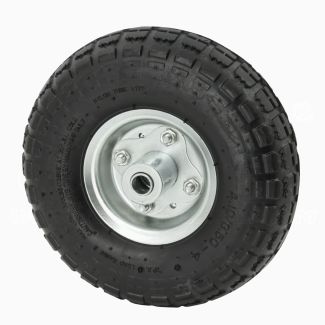 Rueda Neumática para Carretilla Porta Paquetes porta cajas diámetro 4.10/3.50-4 260x85 agujero 16mm llanta 55mm