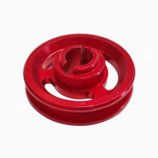 Polea CNC de carreras D.31 x bombas de agua BZM TecnoX Azul o Roja