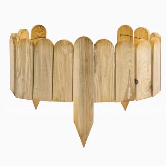 Borduras de madera y cercas de puertas