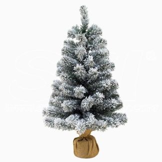 Árbol de Navidad Pinetto Nevado 60 cm Pequeño y muy bello y realista