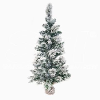 Árbol de Navidad Pinetto Nevado del Norte 90 cm Pequeño muy bonito y realista