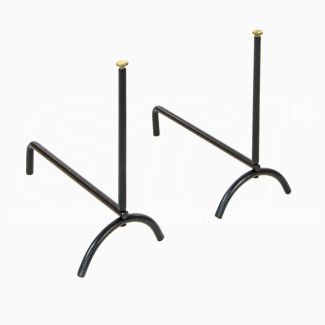 Par de morillos para chimenea de hierro forjado modelo Elegante