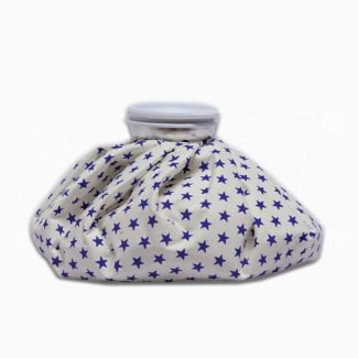 Bolsa Porta Hielo Capacidad 2 LT Tejido Sintético Color Lunares Azules