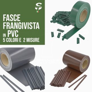 Fascia frangivista in PVC Varie Misure e Vari Colori rete recinzione oscurante privacy giardino UV resistant