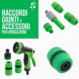 Racores Uniones Adaptadores accesorios aspersión riego jardinería