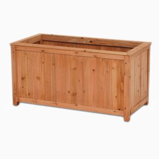 Crisol del plantador cajón de tronco de madera 90x45x45