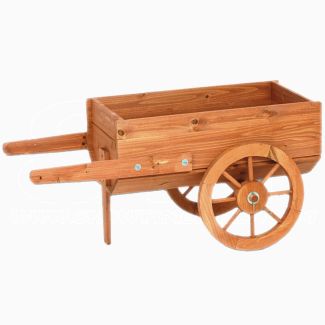 Pote de madera Planter Carretilla 82x42x38 Carretto