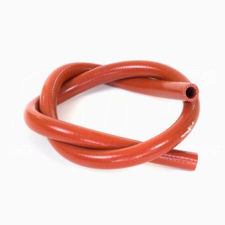 Manguito de Radiador Moto Tubo Rojo en SILICONA Racing 100cm x 12mm tejido