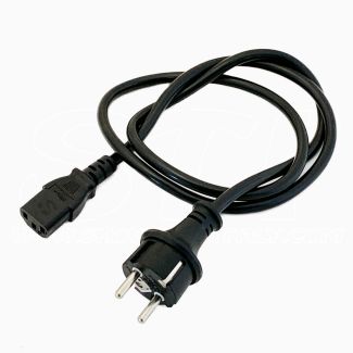 Cable de Alimentación Profesional PC SERVIDOR C13-SCHUKO 1,2mt 16A 3x1,5mmq