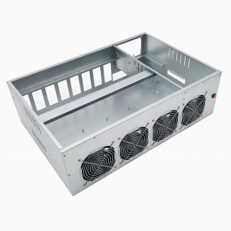 'Case Servidor Minería 8 GPU S37 con ventiladores'