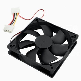 Ventilador 120mm 12v 0.16A 2W conexión Molex Alta potencia