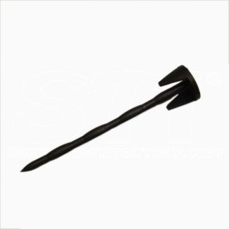 Clavo Sujeta Lona o Red 11cm en plástico con aletas conf. 200 pzs Negro