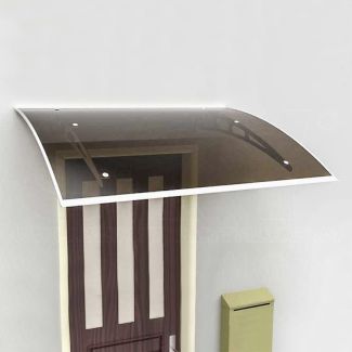 Marquesina Modular Kit 150x100cm en Policarbonato Ahumado estructura de Acero