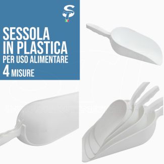Cuchara de Plástico Sassola para Uso Alimentario Varias Medidas STI