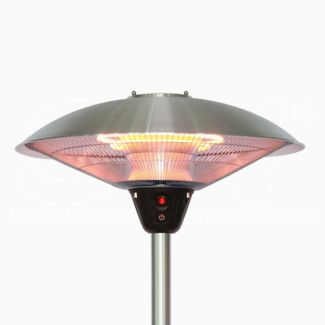 Estufa de hongo infrarroja eléctrica 2100w inox ip44 bellísima