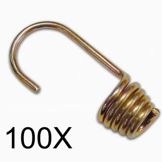 100 ganci acciaio tropicalizzato tropical per corde fune treccia 6/8mm