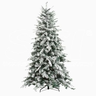 Christmas Tree Spruce Snowcapped Alaska h 210cm 1876 branches realistic effect
