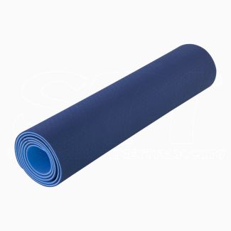 Tappetino Yoga 61x183x0.6cm Blu / Blu Scuro Benessere Fitness