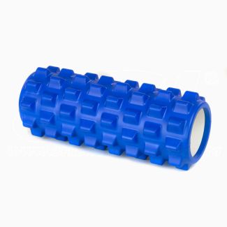 Yoga Foam Roller Rullo in EVA 33cm Benessere Fitness Blu