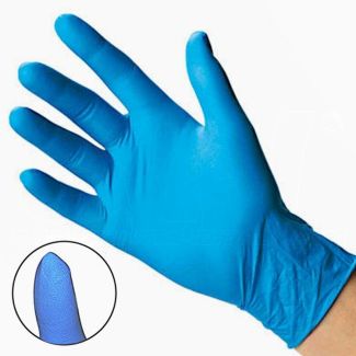 guantes de trabajo desechables de nitrilo sin guante de látex y talco polvo utilizando 100pz ningún médica