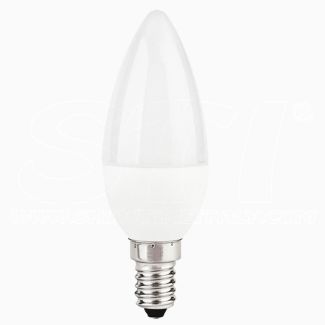 Lampadine LED E14 5,5w 3000k Calda altissima qualità Candela Oliva 