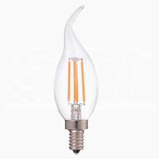 Lampadine LED E14 4W 4000K altissima qualità Candela Sfera Vento Vintage 