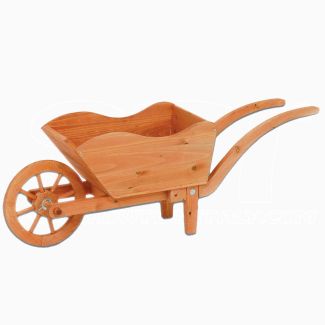 Wheelbarrow Planter Pot wooden 100x30x40