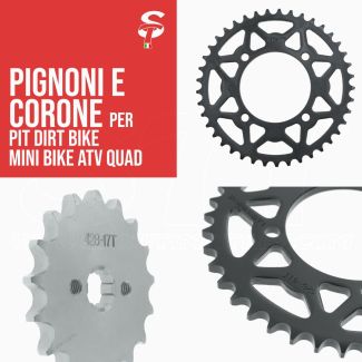 STI Pignone Pignoni Corone per Pitbike ATV Cross Quad 420 480