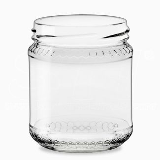 Honey Pot 780ml Glass diam.82 ideal for storing honey 6 pcs