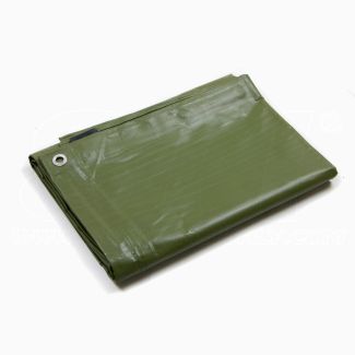 Telo PVC ULTRA 260gr occhiellato copertura impermeabile esterni Verde 4X6m