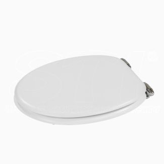 Soft closing seat cover universal bathroom toilet seat MDF white health