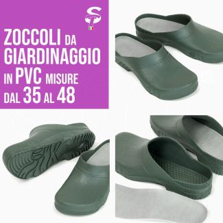 jardinagem Soquete do PVC tamanhos 35-48 DIY jardim verde