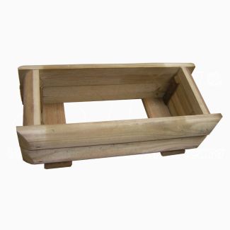 Fioriera Portabalconiera in Legno Europeo impregnato giardino balcone 68x25x17 cm 