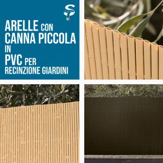 Canniccio Arella piccola PVC recinzioni giardino vari colori e misure STI