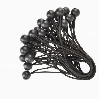 Elastici Vari colori con sfera 300mm fissaggio tende teloni cartelli alta qualità