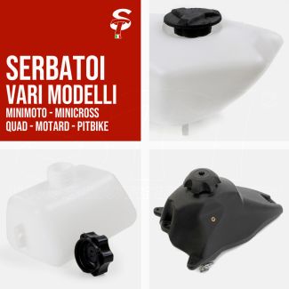 Serbatoi per Minimoto Pitbike Quad Minicross Moto Motard varie tipologie