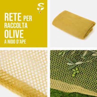 Rete Raccolta Olive Nido D'Ape 60gr/mq Varie Misure C/S Apertura