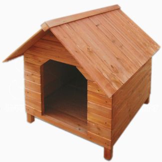 Cuccia per Cane in legno impregnato Grande 63x77x94 cm STI