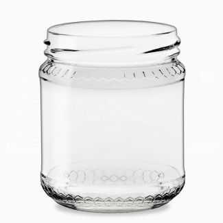 Vaso Miele 780ml in Vetro diam.82 ideale per la conservazione del miele 6 pz