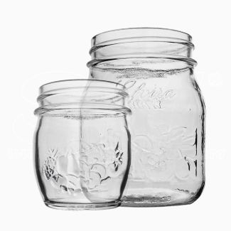 Vaso Fiocco/Elvira Sottovuoto Tappo a Vite versione “VEDI e SENTI” 6 pz