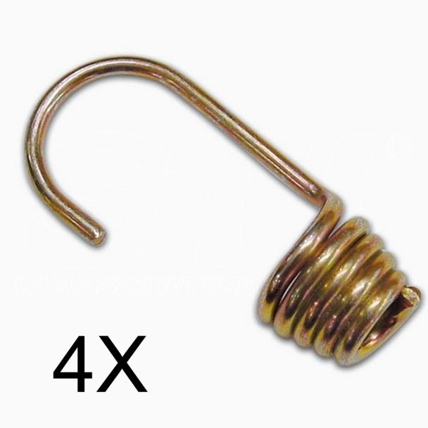 4 ganci acciaio tropicalizzato tropical per corde fune treccia 6/8mm