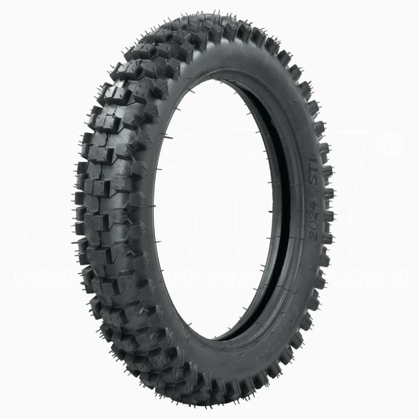 STI Gomma motocross Posteriore 14" 90/100 Dirt Pit Bike con camera d'aria