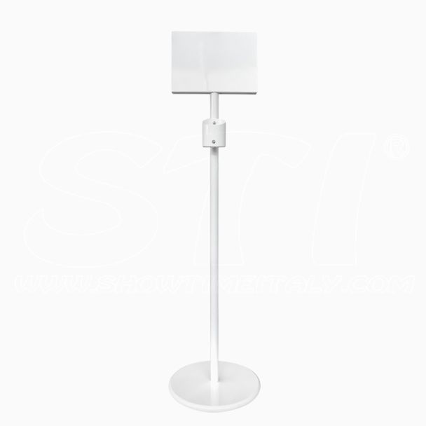 STI Colonnina Porta Gel e Guanti TOP Bianca Legno MDF