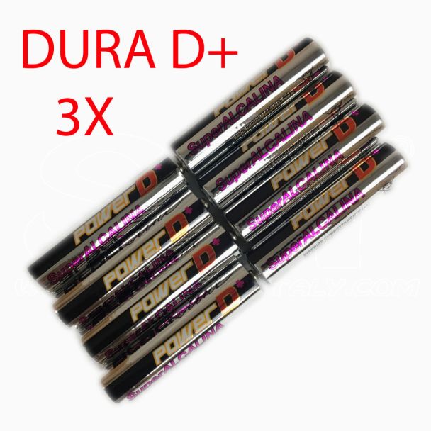 Pile Batterie Stilo AA LR06 8pz Super alcalina durata 3x POWER D+