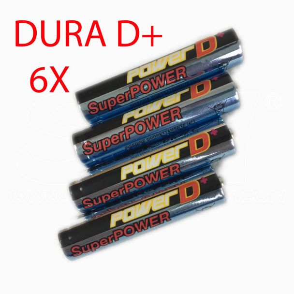 Pile Batterie Stilo AA LR06 4pz Super Power Ultra Digital durata 6x POWER D+