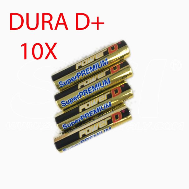 Pile Batterie Stilo AAA LR03 4pz Power Ultra Super Premium durata 10x POWER D+