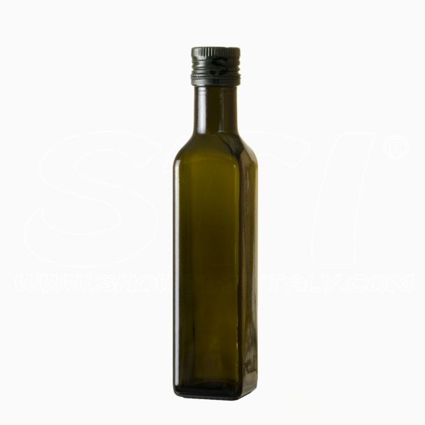 Bottiglia Marasca 0.25 Lt per olio in vetro con tappo