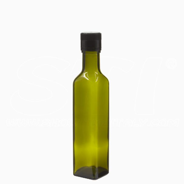 Bottiglia Marasca 0.25 Lt per olio in vetro con tappo