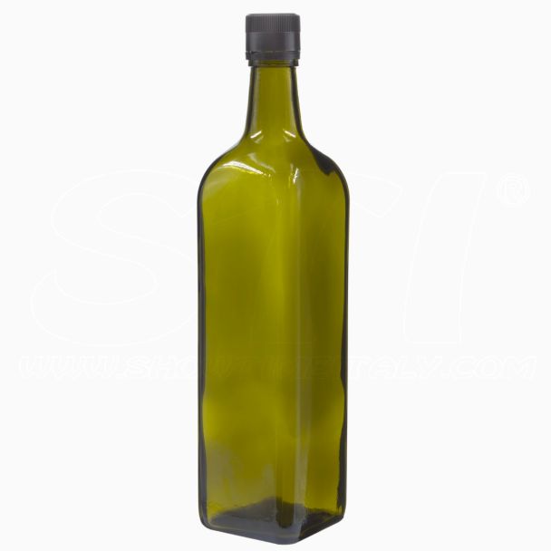Bottiglia Marasca 1 Lt per olio in vetro con tappo