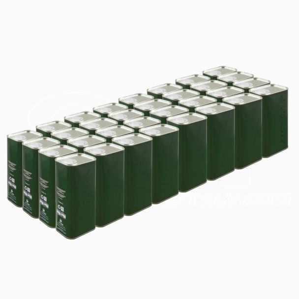 Offerta 32 pezzi Latta Rettangolare Lt 1 h 178mm per olio con tappo stagna tanica STI